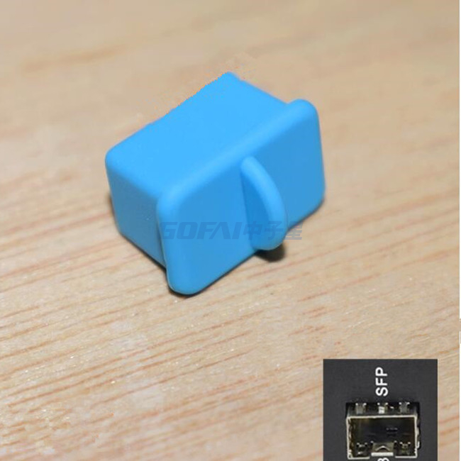 Silikoni USB-portin kansi/SFP-A Pehmeä silikoni-suojakumitulppa